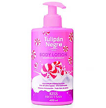 Лосьйон для тіла Tulipan Negro Полуничний крем з дозатором 400 мл