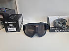 Гірськолижна маска Dragon Alliance DX3 L OTG All Black лінза Lumalens Dark Grey S2, фото 3