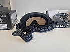 Гірськолижна маска Dragon Alliance DX3 L OTG All Black лінза Lumalens Dark Grey S2, фото 4