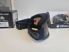 Гірськолижна маска Dragon Alliance DX3 L OTG All Black лінза Lumalens Dark Grey S2, фото 8