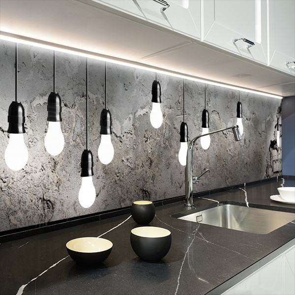 Фото панель універсальна ПЕТ, Самофіксуюча 62 х 205 см (товщина 1,2 мм) в стилі лофт