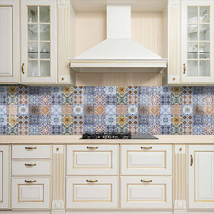 Фото панель універсальна ПЕТ, Самофіксуюча 62 х 205 см (товщина 1,2 мм) орнамент мозаїка