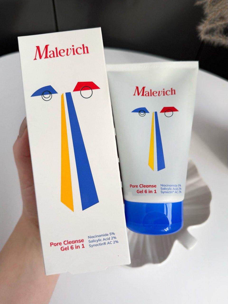 Балансуючий протизапальний гель для вмивання Malevich Pore Cleanse Gel 6 in 1, 150 мл