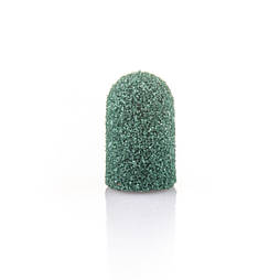 Наждаковий ковпачок для манікюру зелений 80 грит, 7 мм