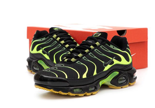 Nike Air Max TN Plus Black Green фото