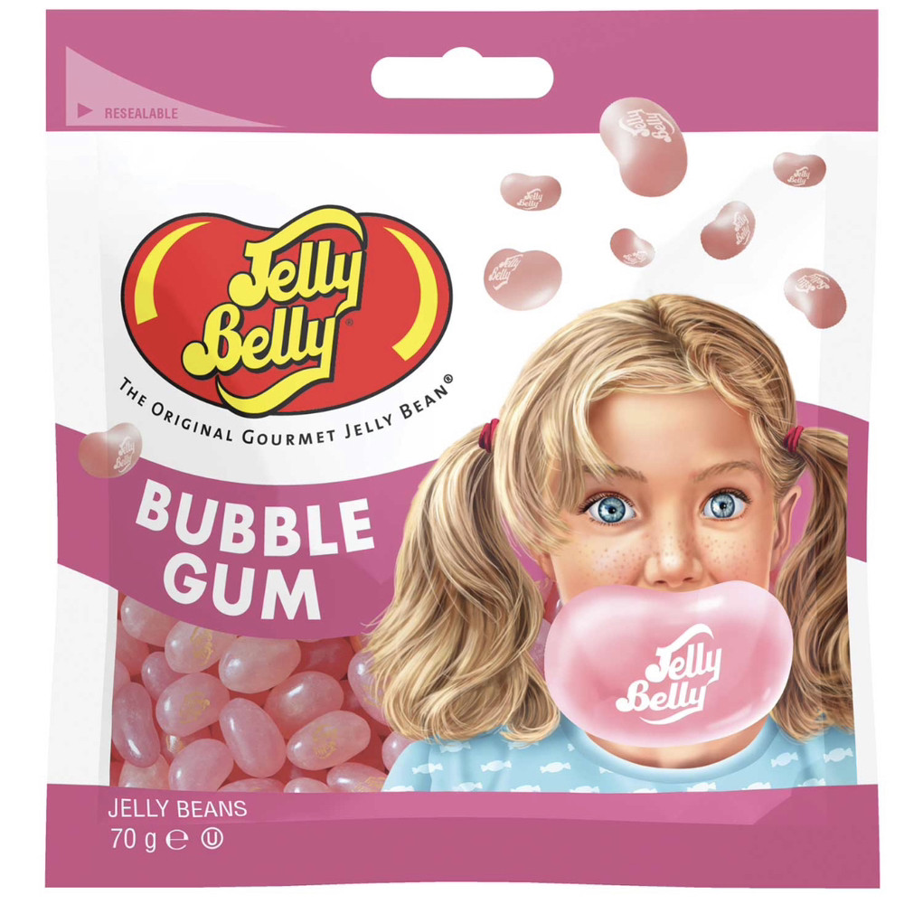 Jelly Belly Bubble Gum Смак жуйки 70g, фото 1