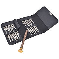 Набір магнітних викруток 25 в 1 для ремонту телефонів, ноутбуків, дрібної техніки