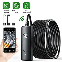 Ендоскоп Wi-Fi Anesok W300 PRO (3 м, Ø 8 мм, жорсткий кабель, iOS, Android) мінікамера