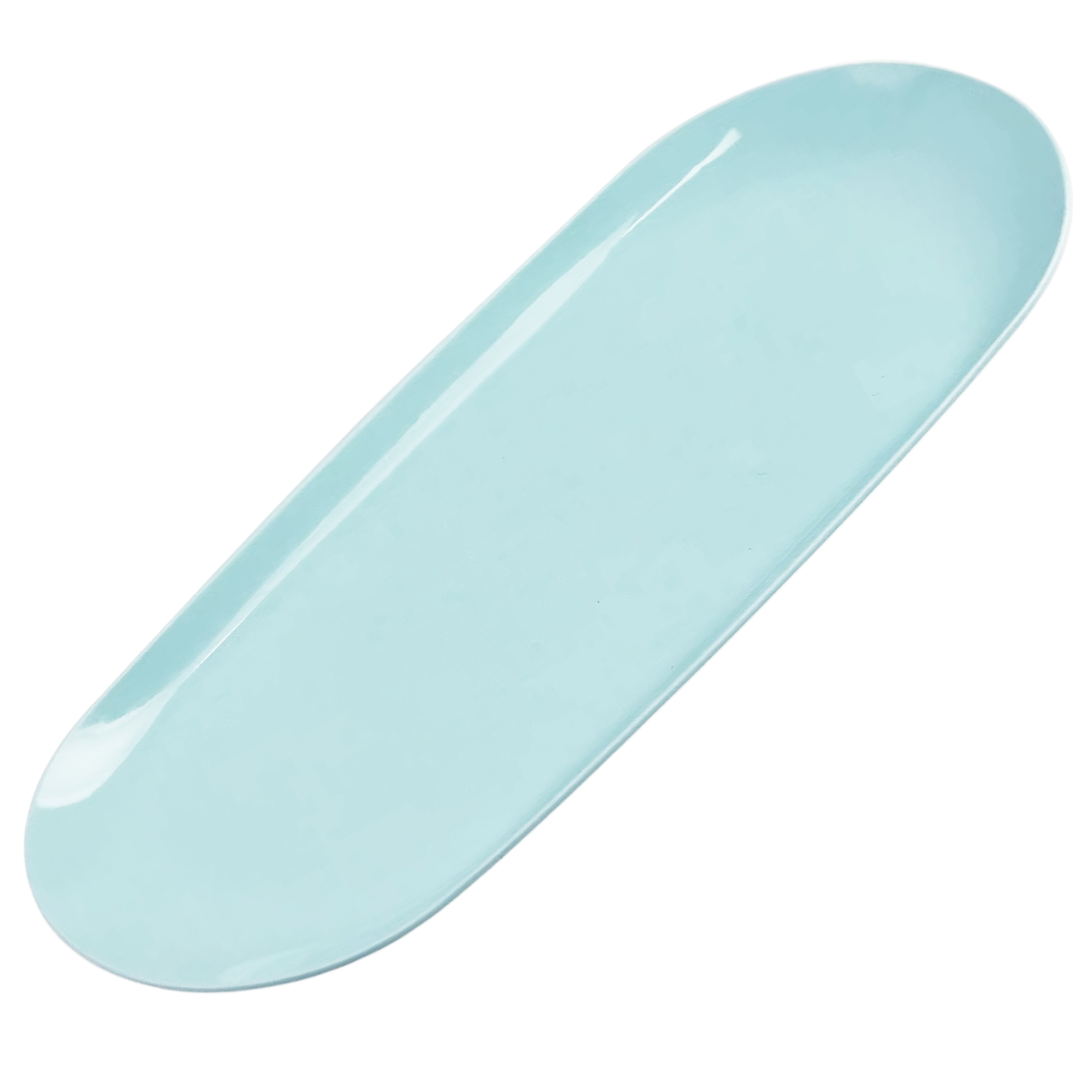 Лоток металевий ємність ОВАЛ, 23 см бірюза