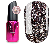 Гель-лак світловідбивний Edlen Flash Fire №04, шоколадний 9 мл