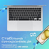Кабель Promate EcoLine-Ci120 USB Type-C - Lightning (M/M), 3 A, 27 W, 1.2 м, Navy, фото 3