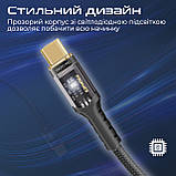 Кабель Promate Lucidline-CC120 USB Type-C - USB Type-C (M/M), 5 A, 100 W, 1.2 м, Black, фото 4