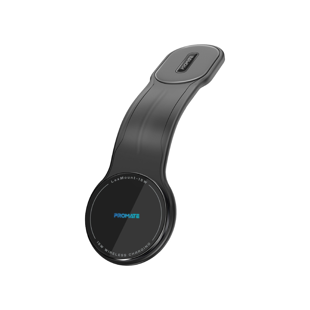 Бездротовий зарядний пристрій Promate Laxmount-15W MagSafe Black, фото 1
