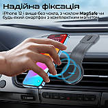 Бездротовий зарядний пристрій Promate Laxmount-15W MagSafe Black, фото 3