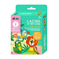 Набір для творчості AVENIR, шнурівка брелока "Звірята", 1 рівень (CH211796)