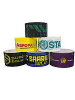 Брендований пакувальний скотч 48х66 м. один колір тираж 144 рул.