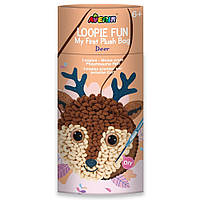 Набор для творчества 2 в 1 AVENIR, вязание крючком и шитьё сумочки "Олененок" (CH211754)