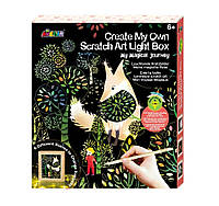 Набор для творчества AVENIR, скретч-лайтбокс "Волшебное путешествие" (CH221808)