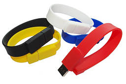 USB флешка браслет на 8 Гб, колір зелений