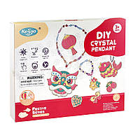 Набор для творчества KEGAO, витражи и витражные краски "Фестиваль Дракона", 18 подвесок, 6 красок (708-44)