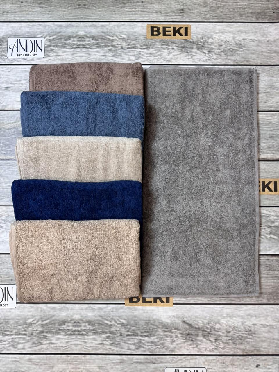 Рушник для обличчя Beki Збекистан махрові щільний розмір 50 на 100 см (від 6 шт.)