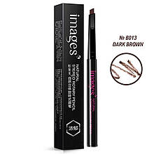Олівець для брів IMAGES Natural Stereo Rotary B013 Dark Brown 0.4 г (XXM2385)