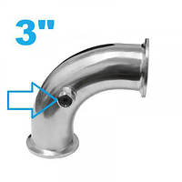 3" відвід 90 градусів (з ніпелем)