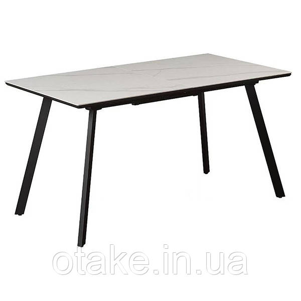 Стіл обідній розсувний Forester білий камінь, фото 1