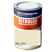 Фарба (нітрофарба) для дерева, ДСП, шпону, фанери матова НЦ Nitroluх, Chemstal, тонується за RAL, RAL 1013