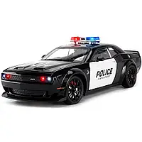Іграшкова Металева Машинка Dodge Challenger SRT Hellcat Police 1:24 Поліцейська Машина AutoExpert
