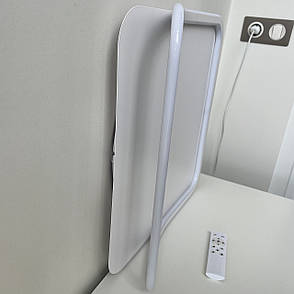 Люстра біла 70W стельова з пультом світлодіодна (87-1024 WH), фото 4