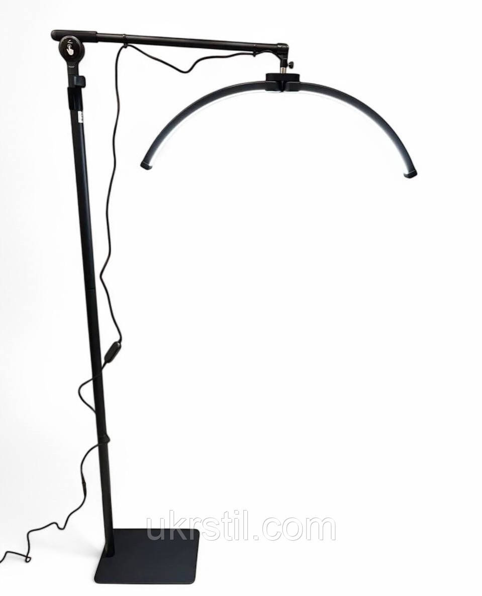 Безтіньова LED-лампа на штативі F-700B, 31 Вт, чорна, фото 1