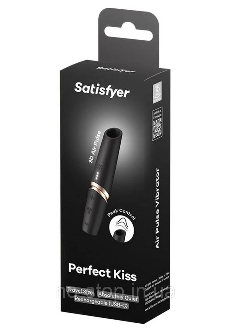 Вакуумний вібратор Satisfyer Perfect Kiss, фото 1