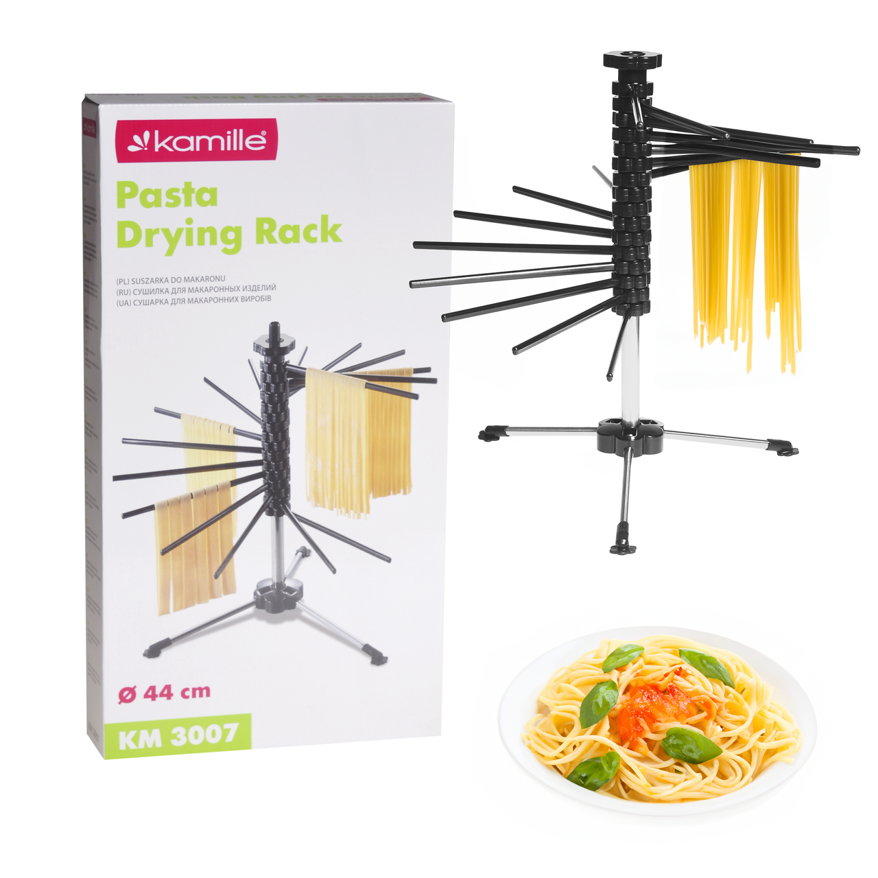Сушарка для макаронів Kamille KM-3007 на 16 перекладин, фото 1