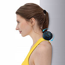 Масажний м'яч подвійний 4FIZJO EPP DuoBall 08 4FJ1318 Black/Blue Poland, фото 3