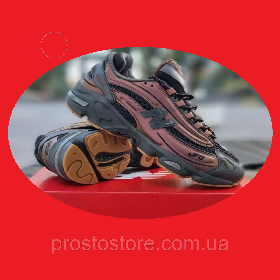 Чоловічі Кросівки New Balance 1000 x Joe Freshgoods Brown / Нью Беланс 1000 Джо Фрешгудс Коричневі з Чорним, фото 1