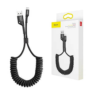 Кабель Lightning Baseus Fish-eye Spring (2A) CALSR-01 (1м)