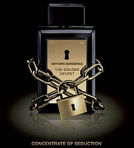 Antonio Banderas The Golden Secret туалетна вода 100 ml. (Антоніо Бандерос Зе Голден Сікрет), фото 2