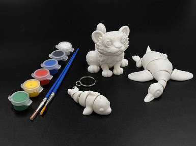 Набір фігурок 3шт "Розфарбуй та грай  світ барвистий відкривай!"