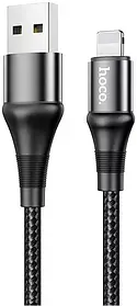 Кабель синхронізації Hoco X50 USB - Lightning 2.4А 1 м Black (7_01750)