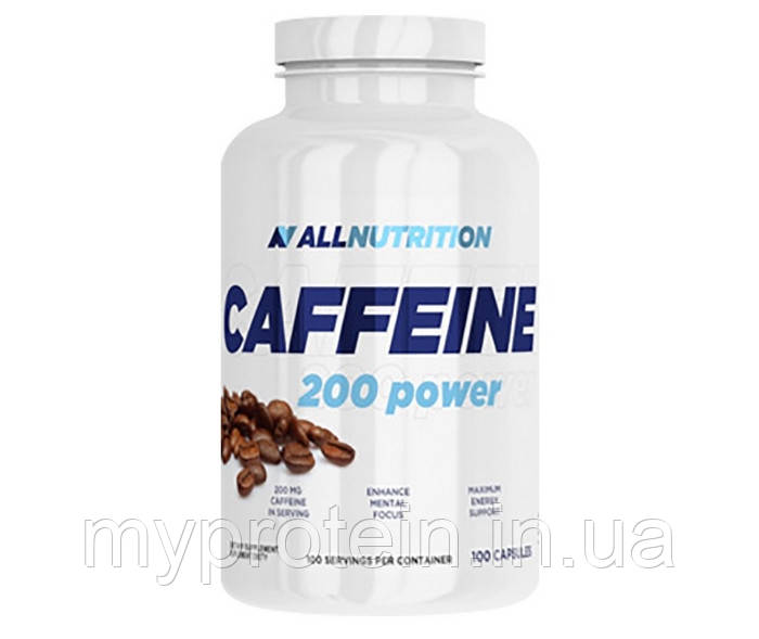 All Nutrition Енергетики Caffein 200 power (100 caps)