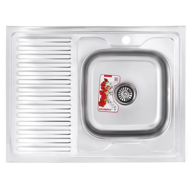 Майка кухонна Zerix Z8060R-06-160MD (micro decor) (ZS0608), фото 1