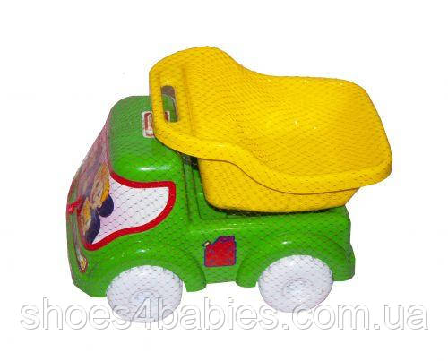 Машинка самоскид No 1 (жовтий)