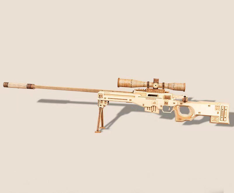 Дерев'яна іграшка Снайперскька гвинтівка AWM 3D