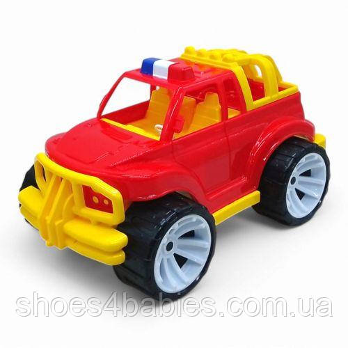 Машинка пластикова Позашляховик Джип червоний кузов