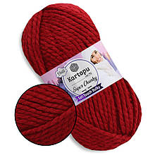 Kartopu Super Chunky, Червоний No125