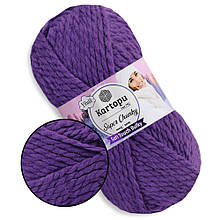 Kartopu Super Chunky, Темний фіолетовий No725