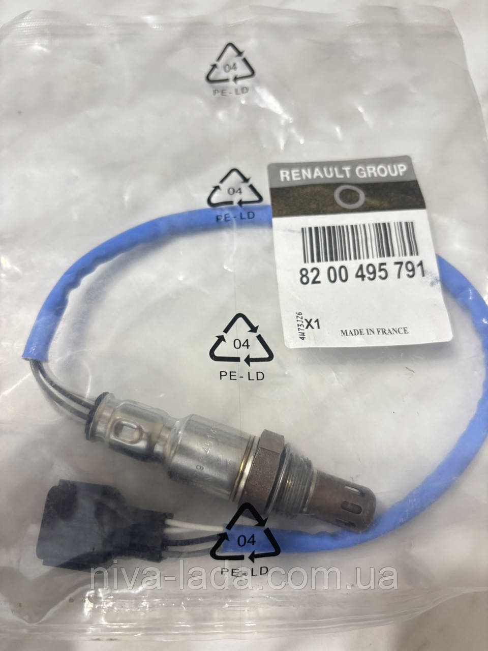 Датчик кисню (лямдазонд) 82 00 495 791 Renault
