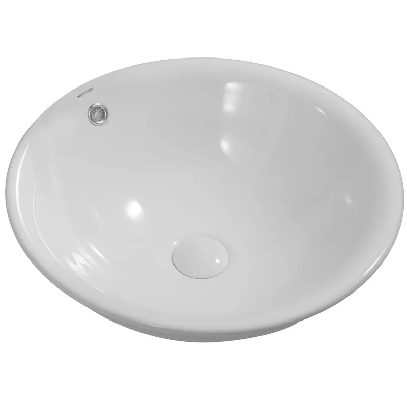 Раковина врізна на стільницю MIXXUS PREMIUM TOPPER-1601 470х470х180mm з переливом (MP6571)