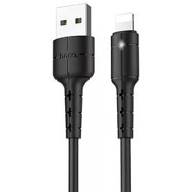 Кабель синхронізації Hoco X30 USB - Lightning 1.2 м Black (7_01759)